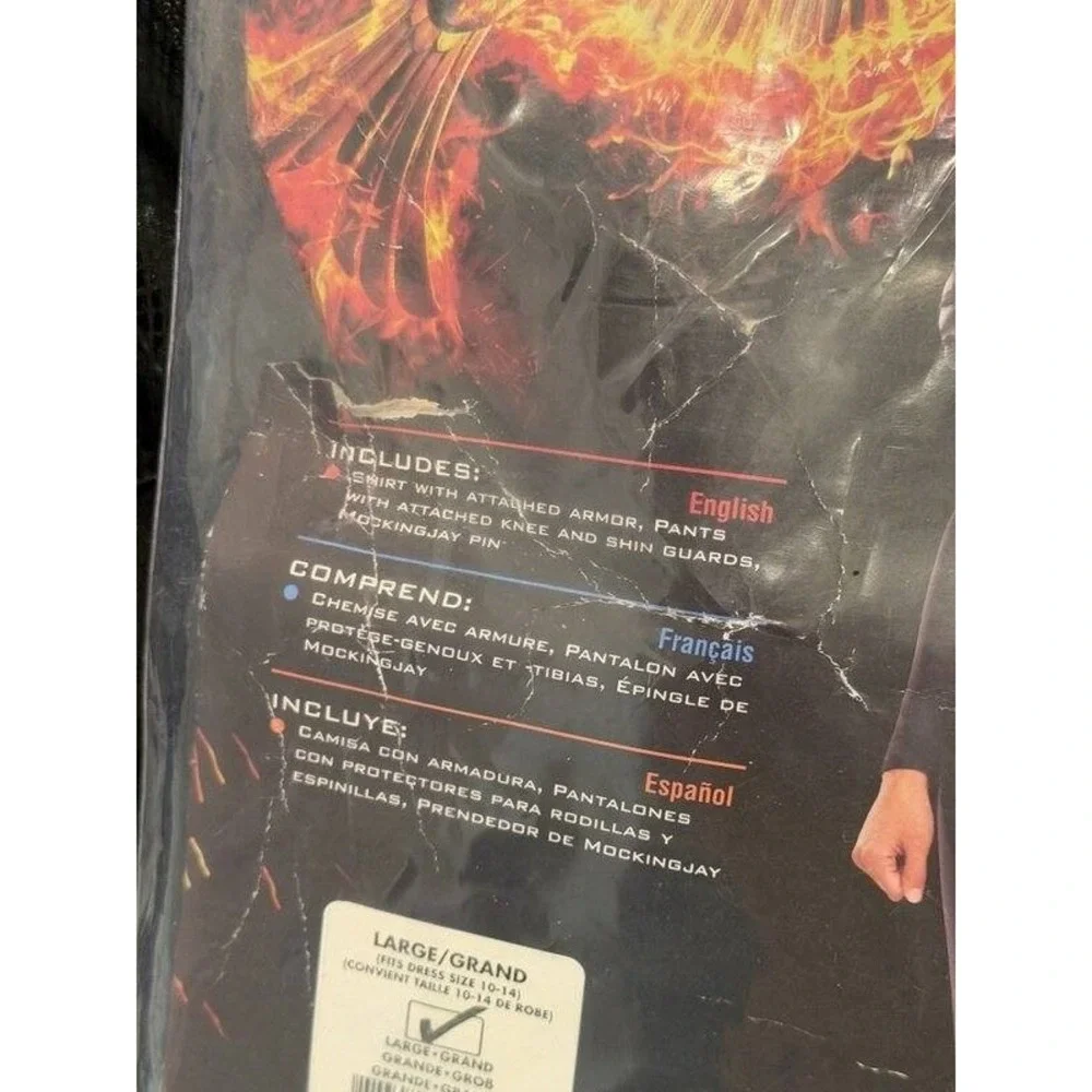 The Hunger Games Pt 2 Mockingjay Katniss Everdeen Costume Childs Large 10 12 14